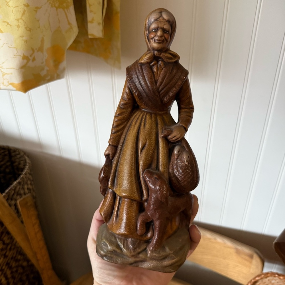 Vintage Figurine with Dog